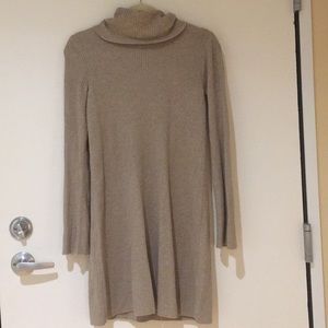 Madewell Bell Sleeve Turtleneck Dress